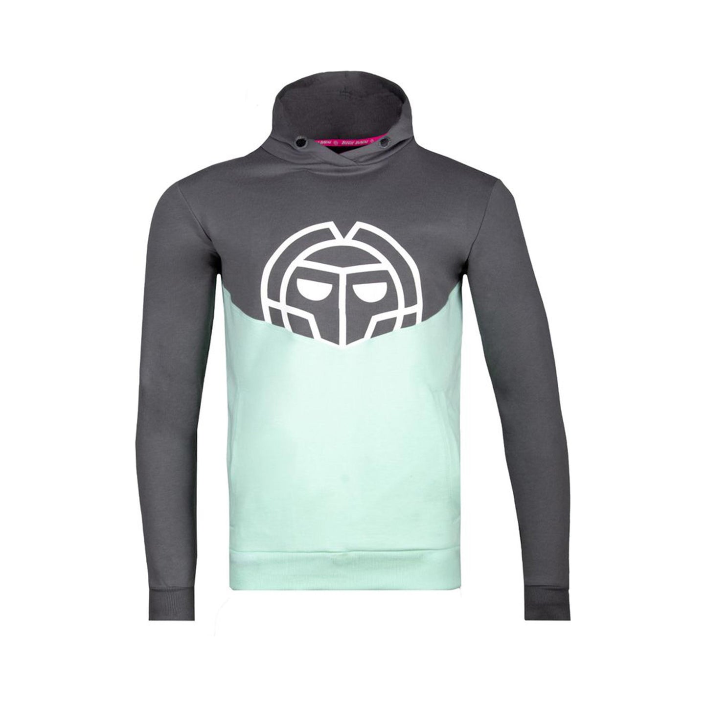 BIDI BADU Bassem Lifestyle Sweater met capuchon Jongens - donkergrijs, mint