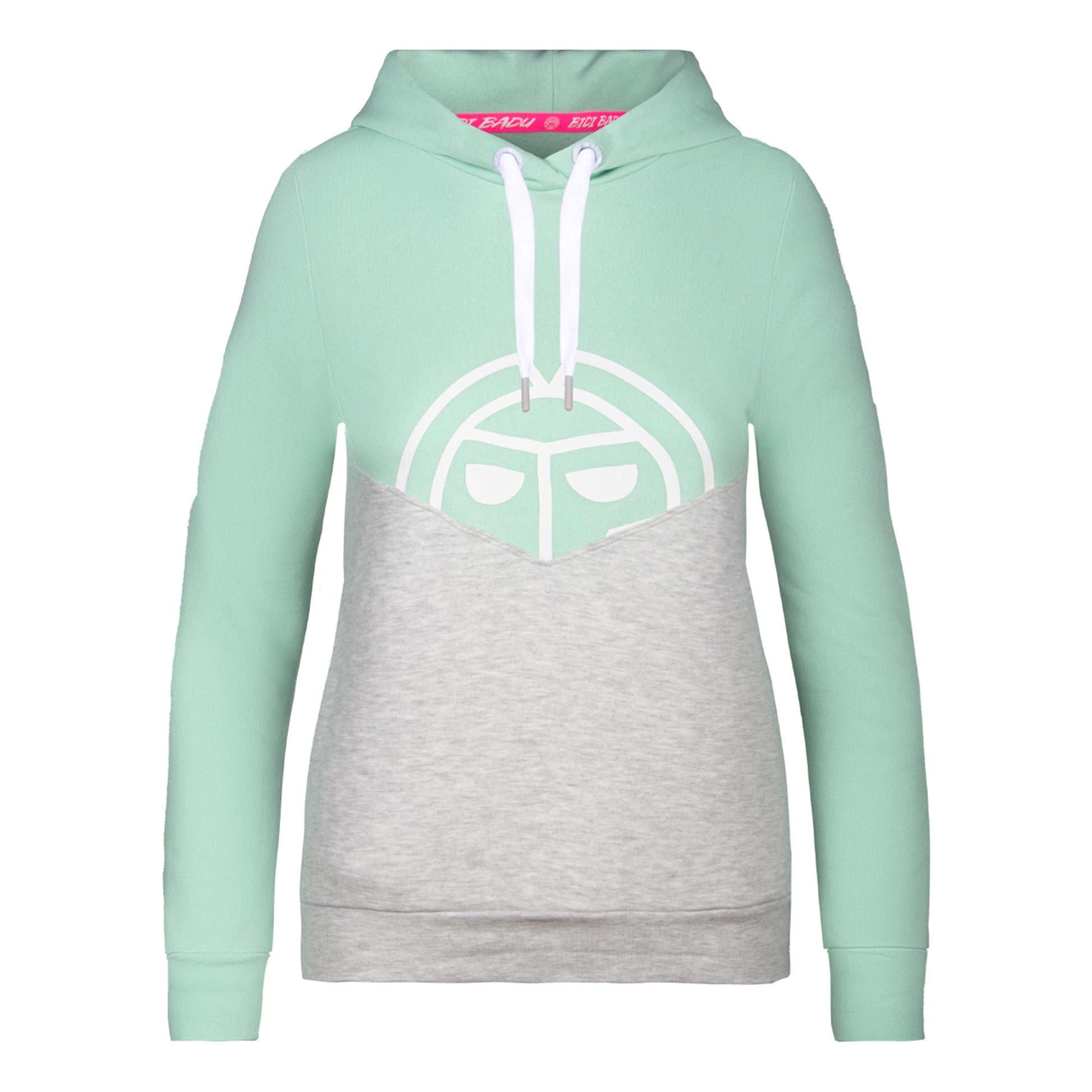 BIDI BADU Salia Lifestyle Sweater Met Capuchon Dames-Mint,Crème