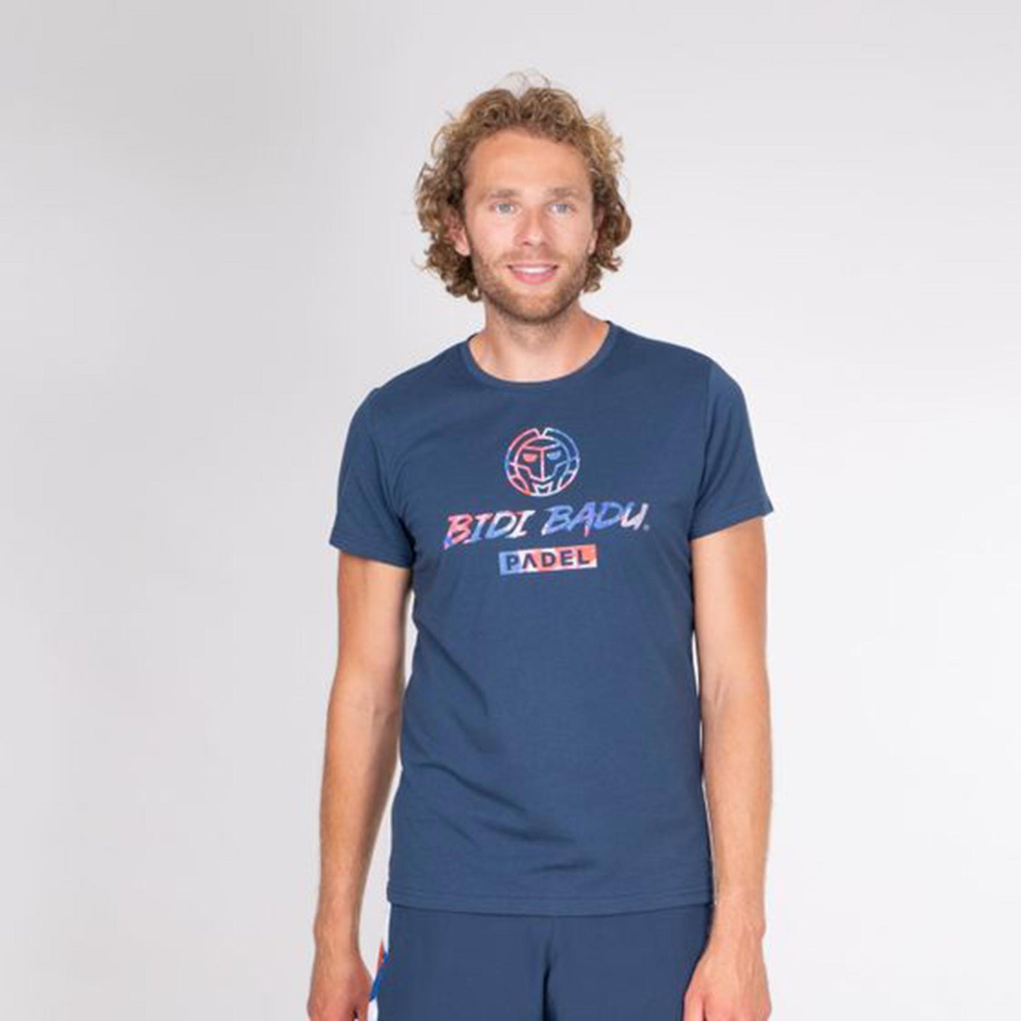 BIDI BADU Ugonna Lifestyle T-shirt Heren-Donkerblauw