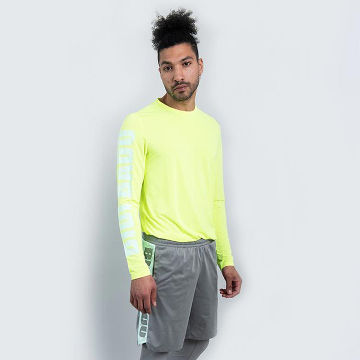 BIDI BADU Ventris Move Longsleeve Heren-Neongeel