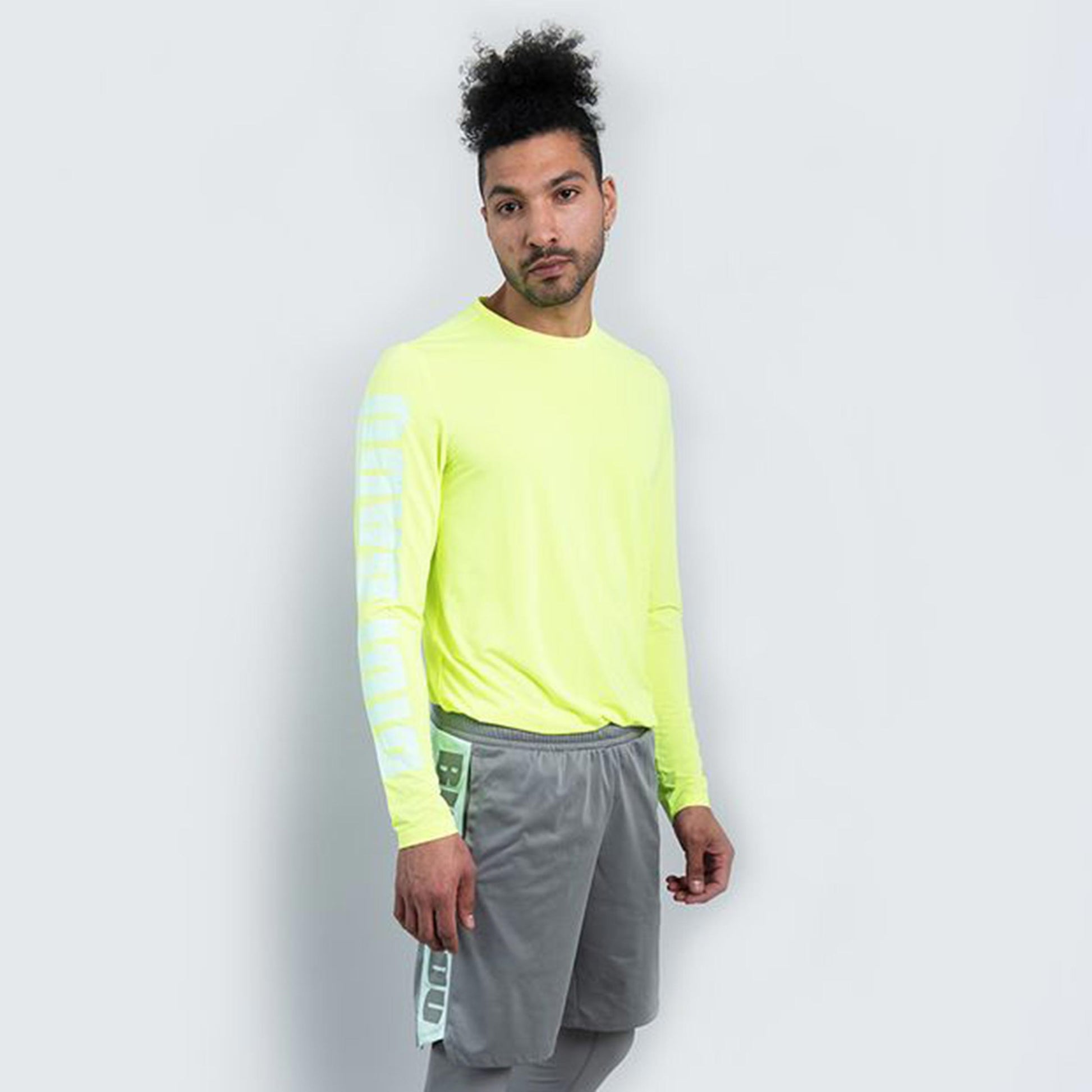 BIDI BADU Ventris Move Longsleeve Heren-Neongeel