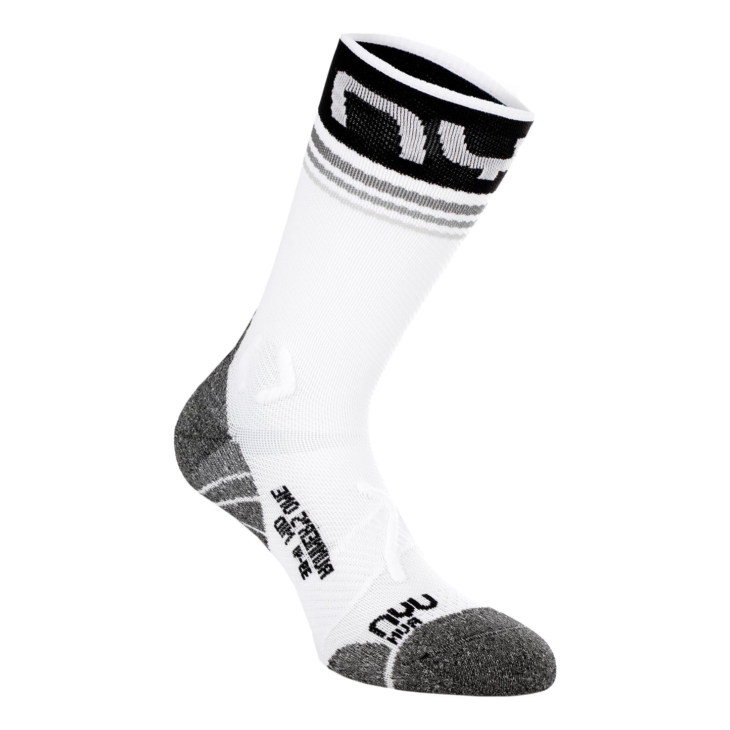 UYN Runner's One Hardloopsokken Heren-Wit,Zwart