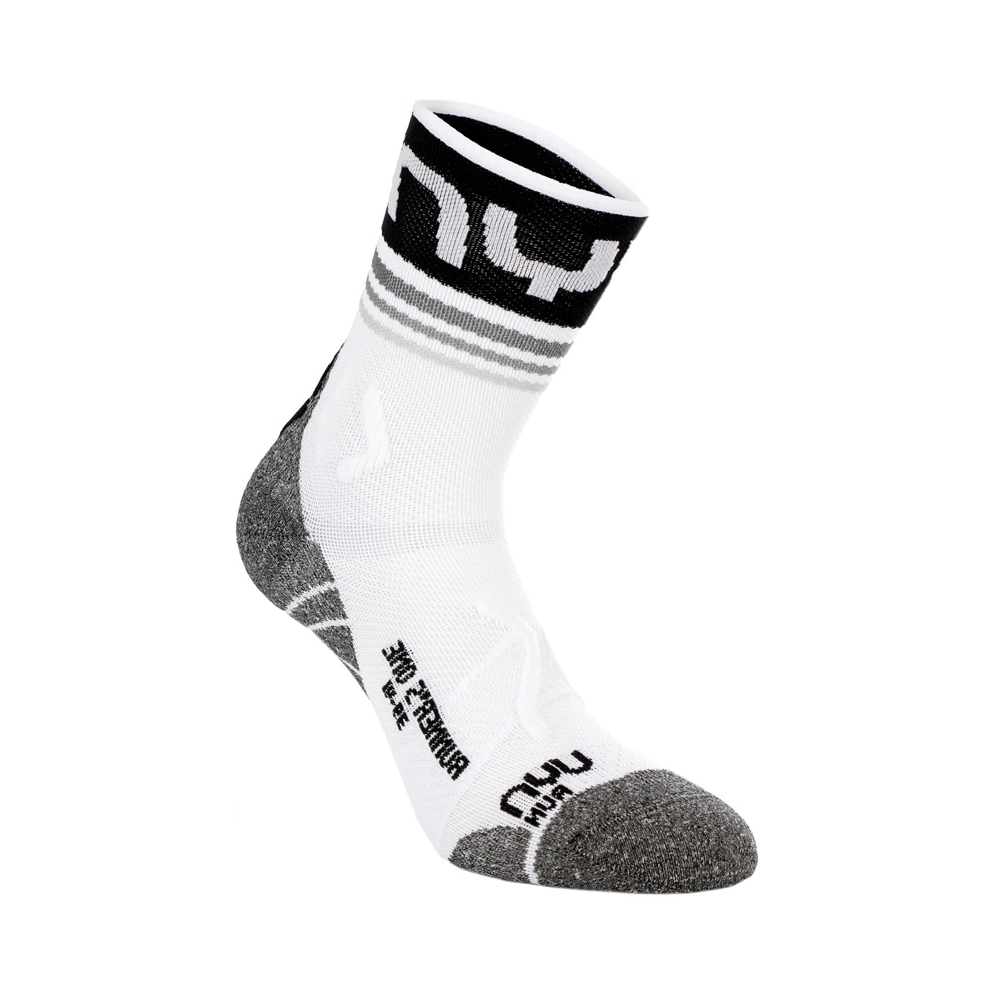 UYN Runner's One Short Hardloopsokken Heren-Wit,Zwart