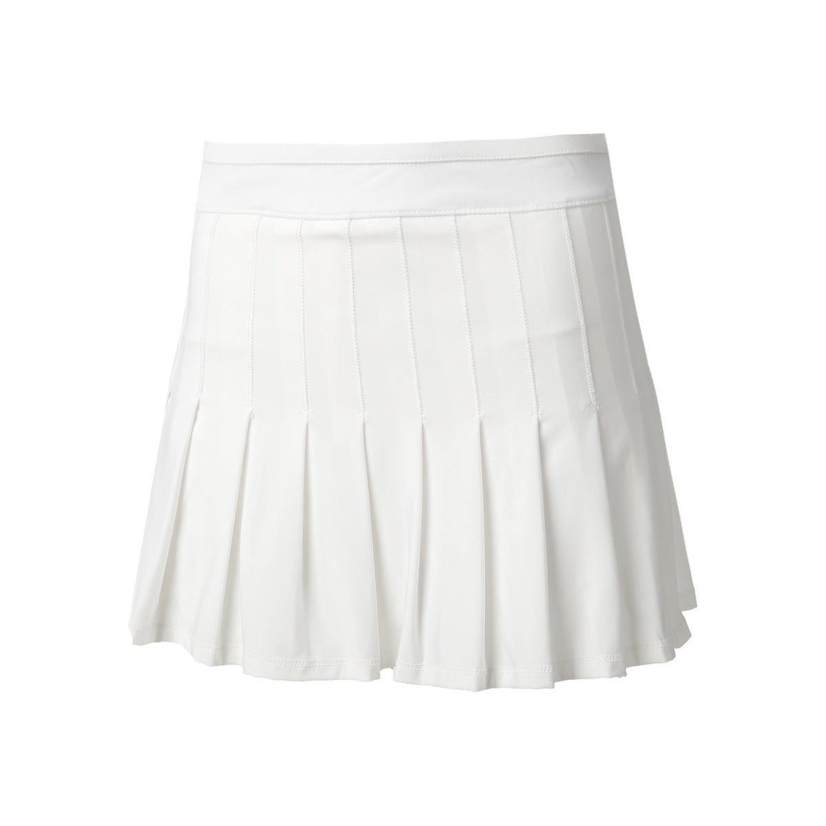 Lucky in Love Long Retro Pleated Rok Dames - wit,