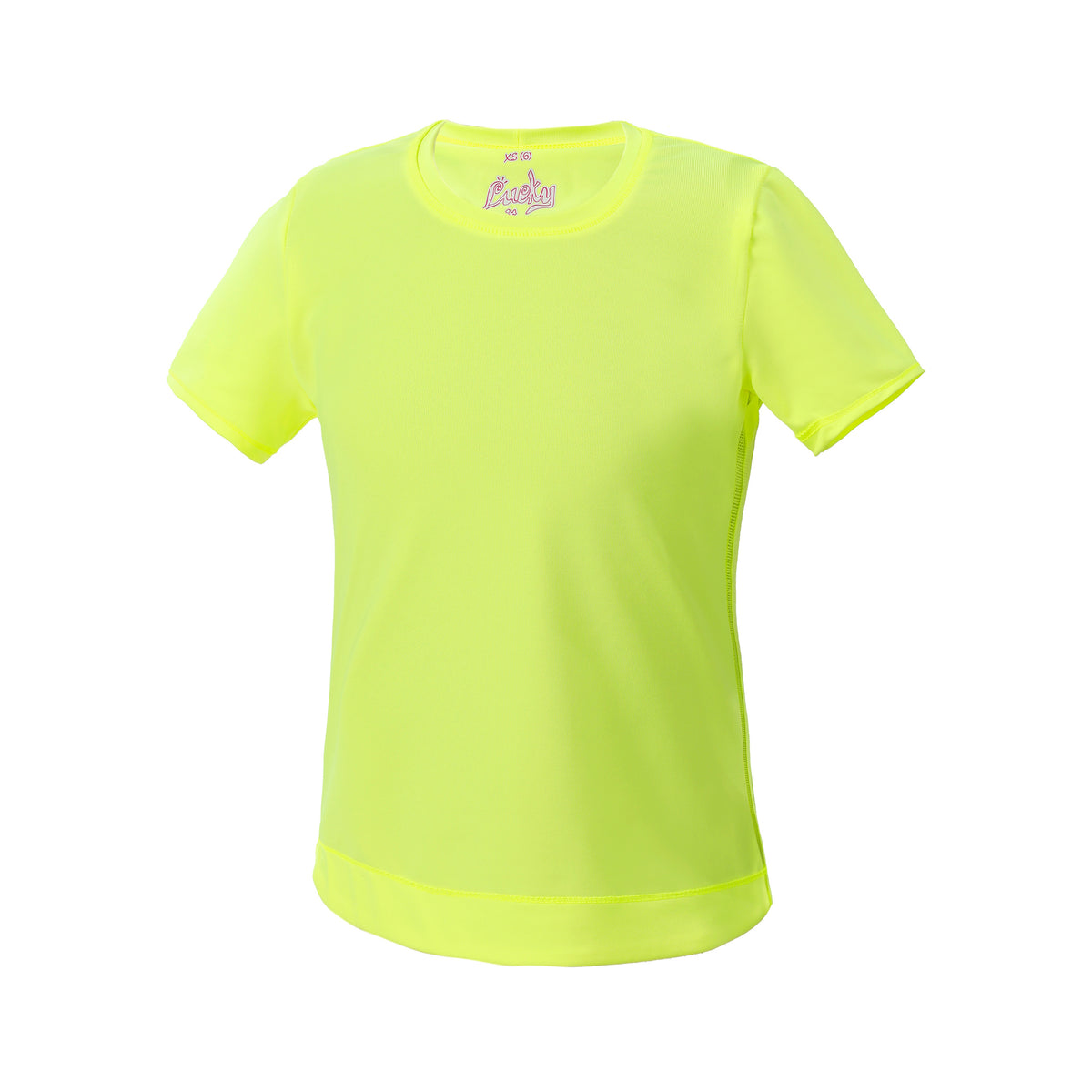 Lucky in Love Dynamik High-Low T-shirt Meisjes - geel,