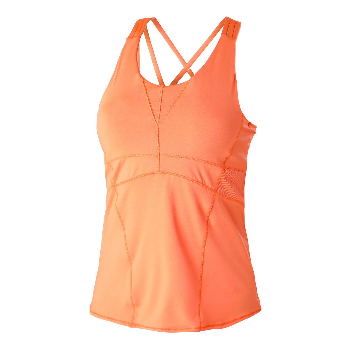 Lucky in Love Shock Cami with Bra Tanktop Dames - koraal,