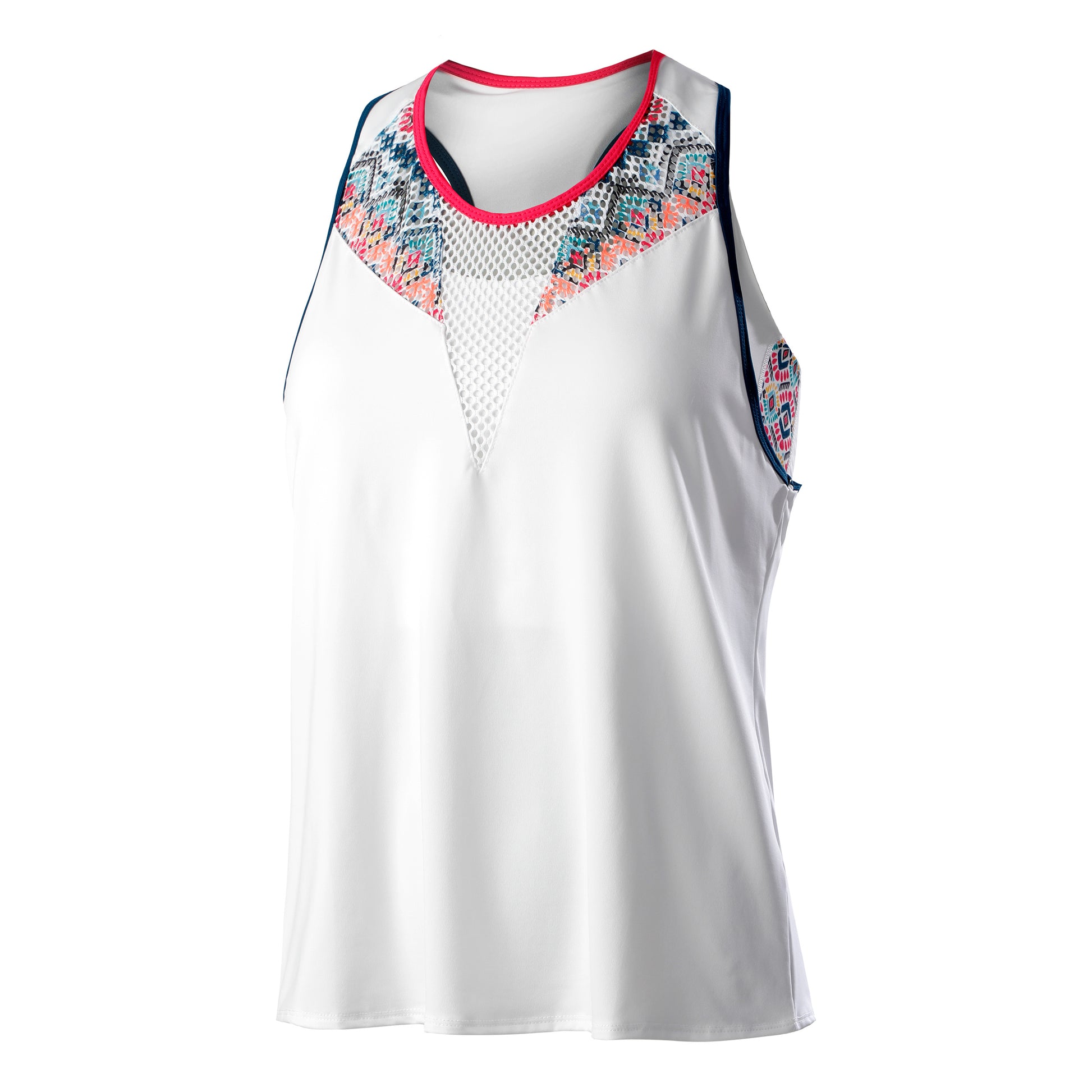 Lucky in Love Think Ink Bralette Tanktop Dames - wit, veelkleurig