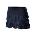 Hi-Pleated Scallop Rok Dames - donkerblauw,