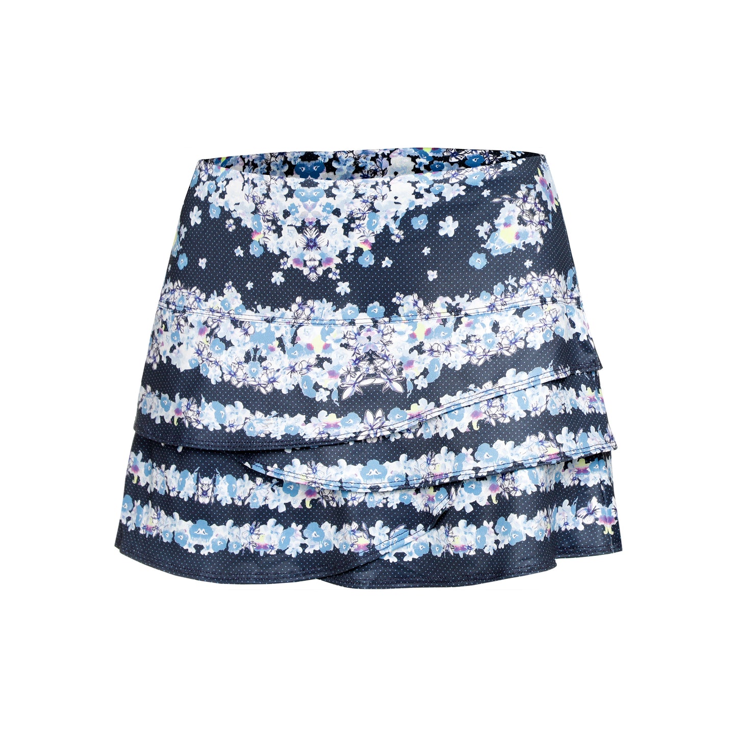 Lucky in Love Forget me not Scallop Rok Dames - blauw, wit