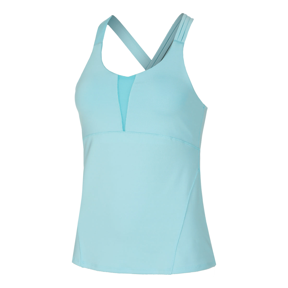 Lucky in Love Triple Strap with Bra Tanktop Dames - lichtblauw,
