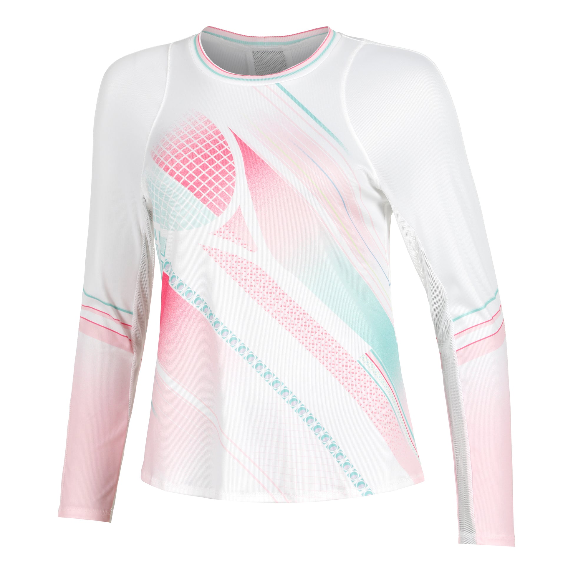 Lucky in Love Sun Beat Longsleeve Dames - wit, veelkleurig
