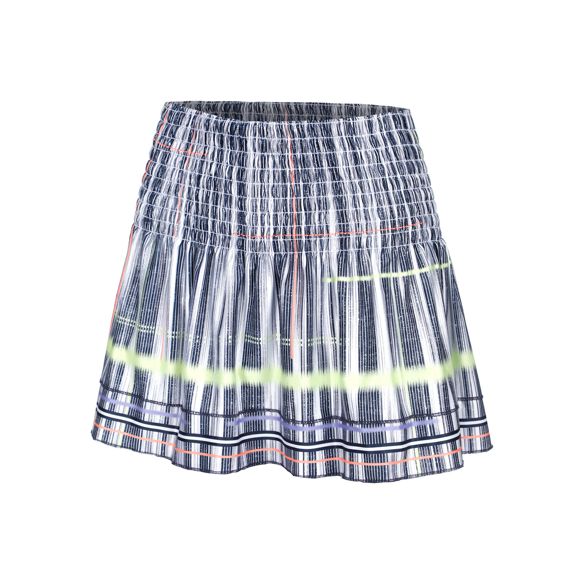 Lucky in Love Can't Find Me Love Long Hide Out Smocked Rok Dames - wit, zwart