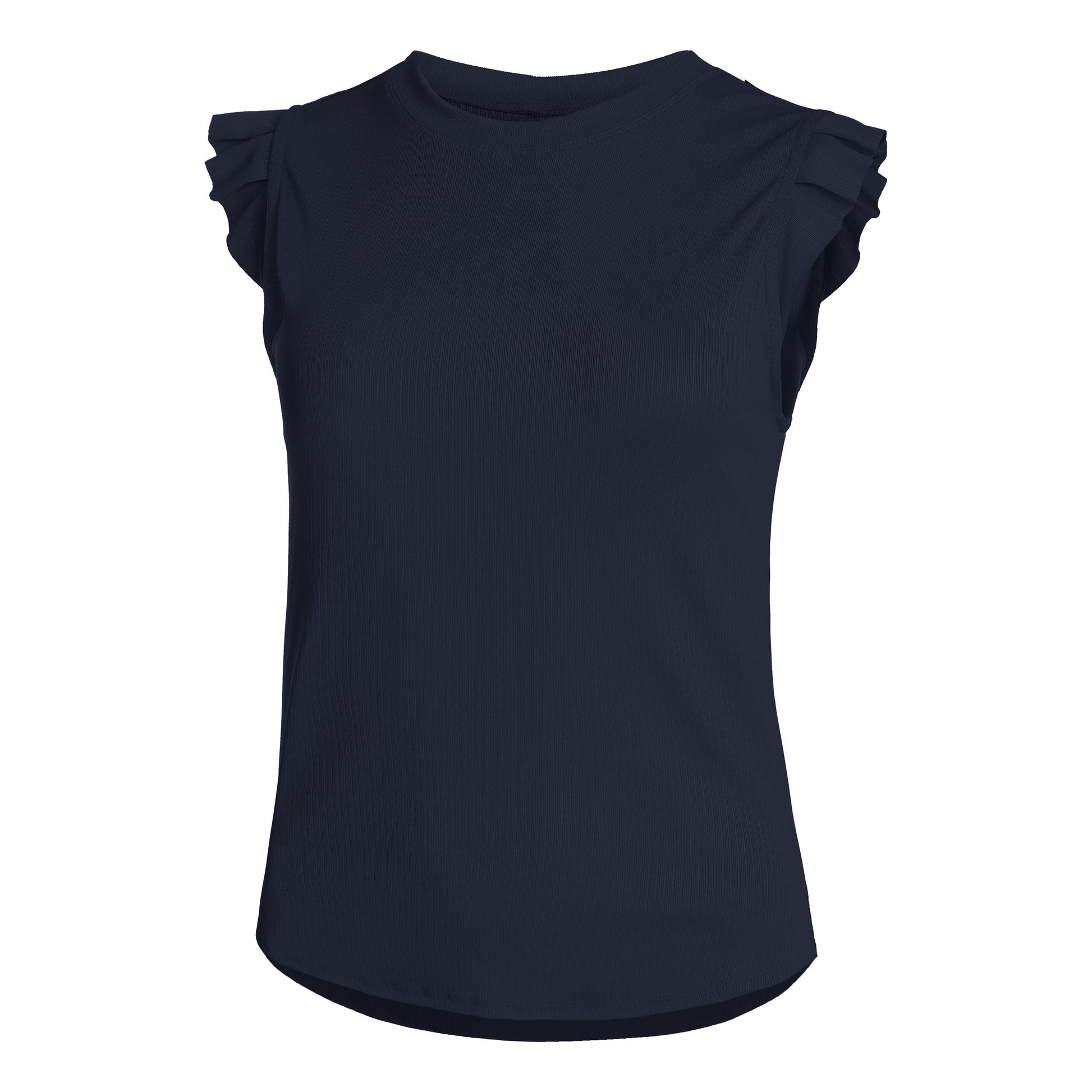 Lucky in Love Bring It On Rib Tanktop Dames-Blauw