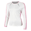 Sunset Spin Longsleeve Dames - wit, roze