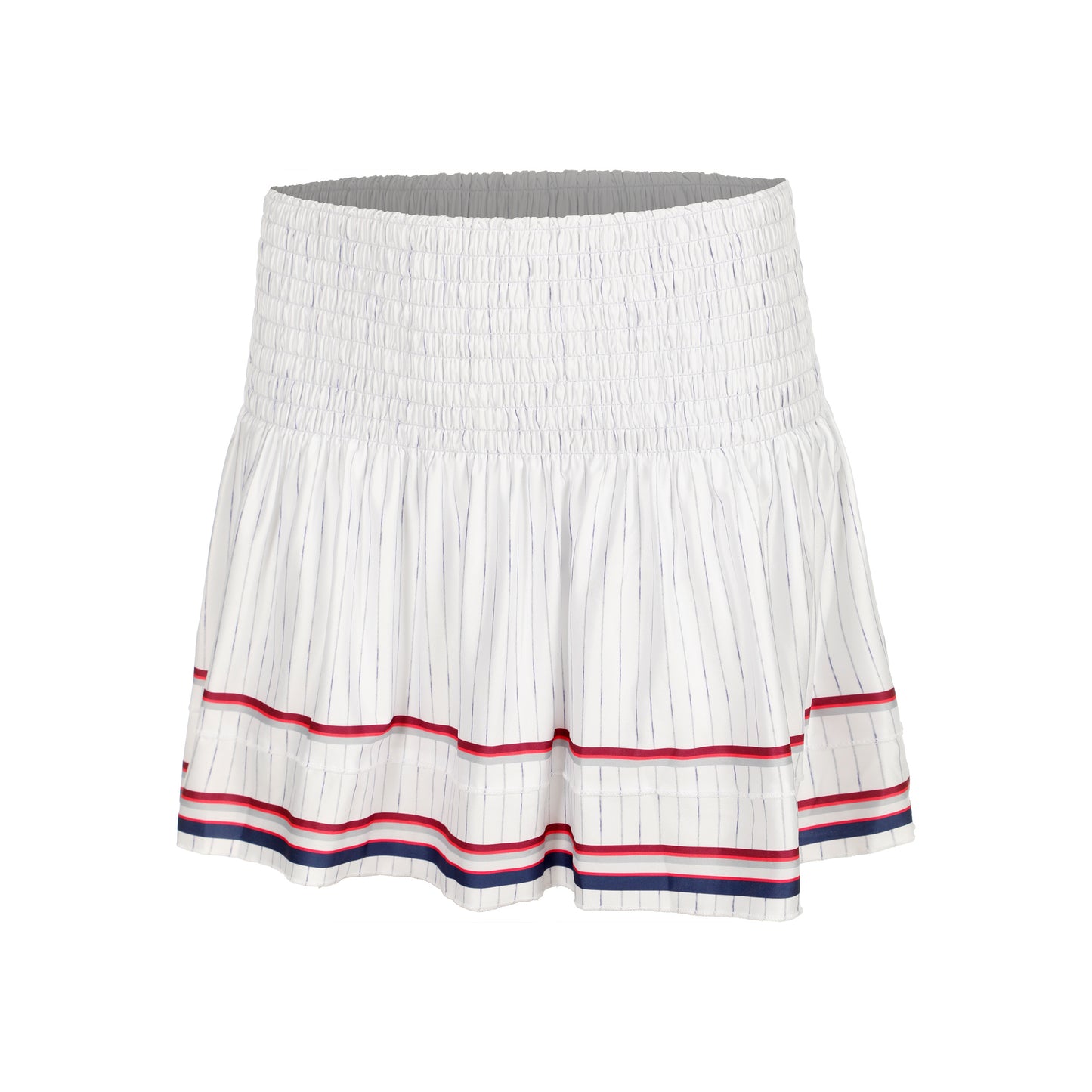 Lucky in Love Can't Find Me Love Long Hide Out Smocked Rok Dames - wit, rood