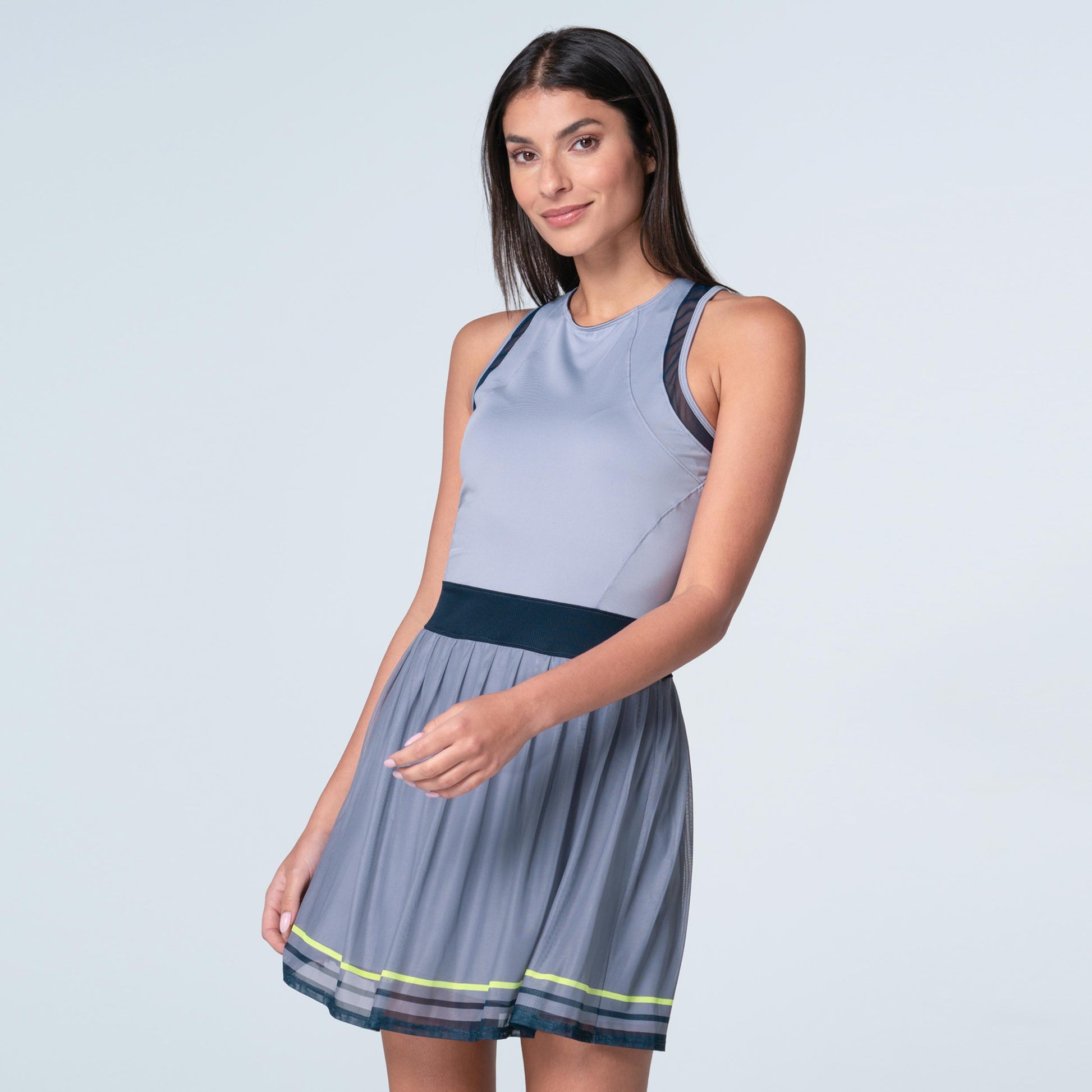 Lucky in Love Kinetic Energy Jurk Dames-Mauve,Donkerblauw