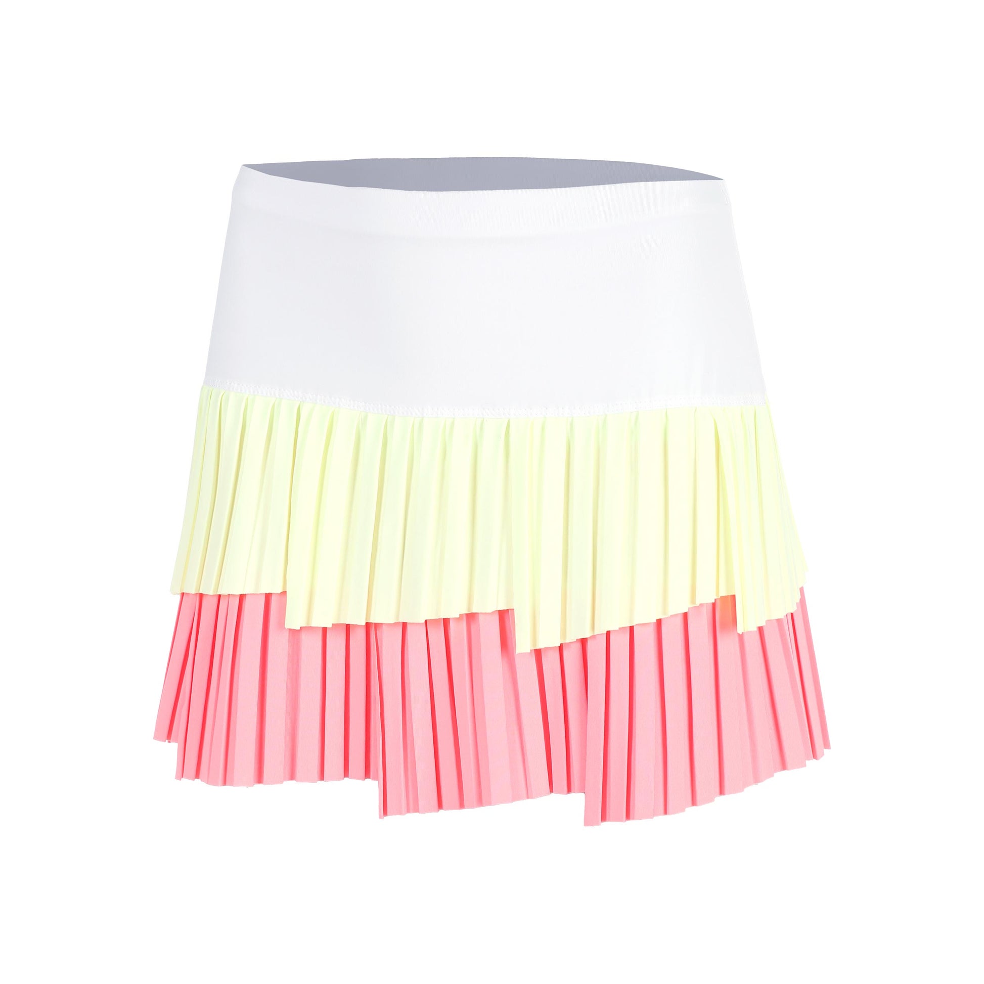 Lucky in Love Fly Pleated 13in Rok Dames-Roze,Groen