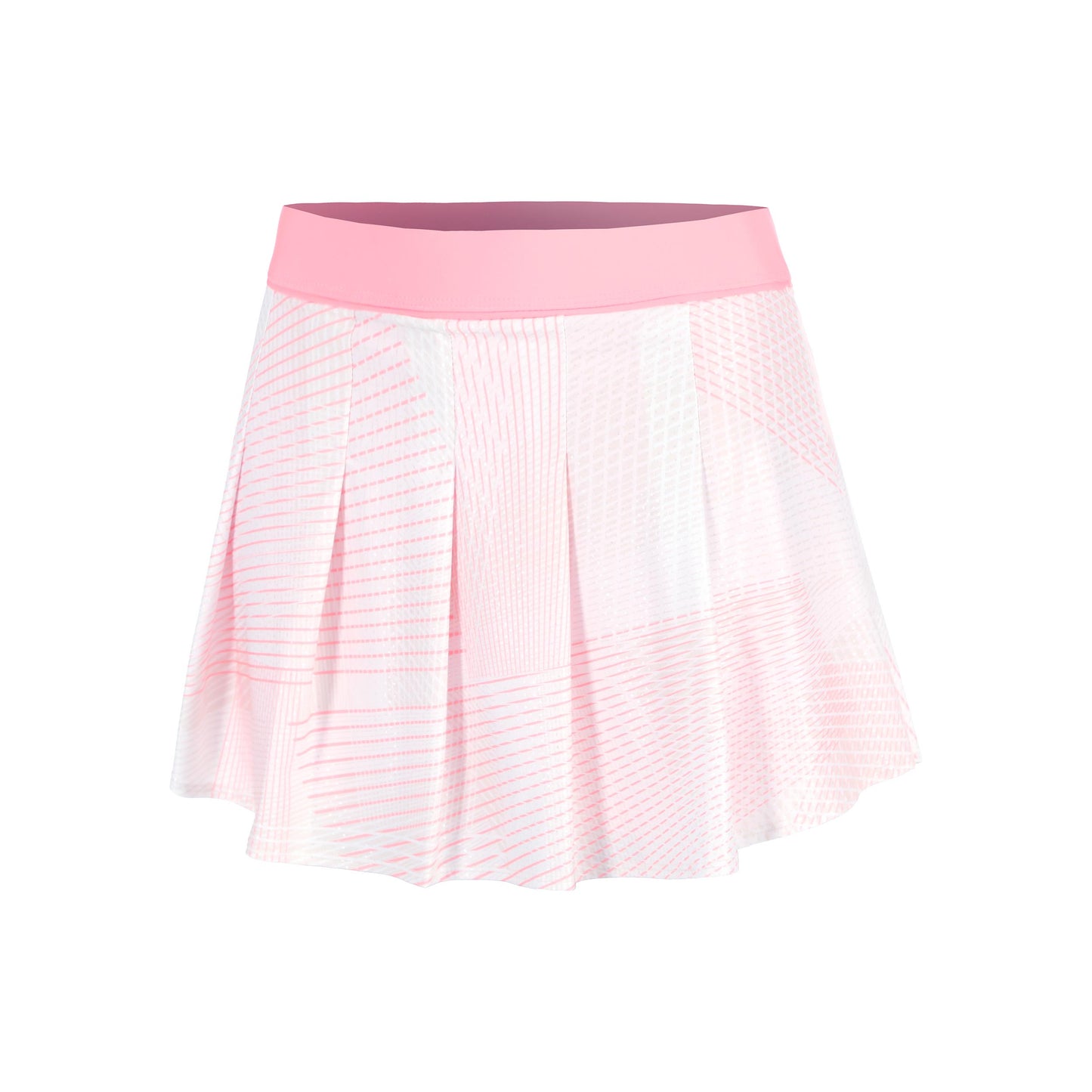 Lucky in Love Spin Around Pleat 13.5in Rok Dames-Roze,Wit