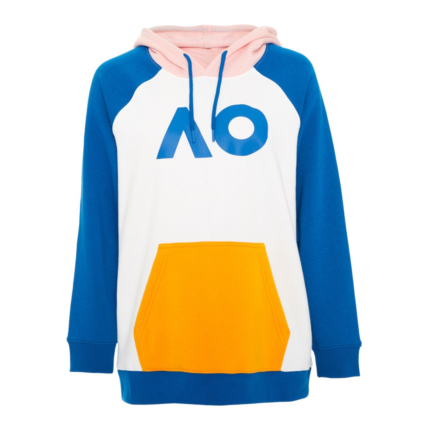 Australian Open Tricolour Sweater met capuchon Dames - blauw, veelkleurig