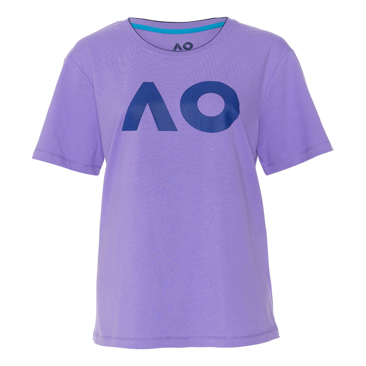 Australian Open AO Stack Print Core Logo T-shirt Dames - paars,
