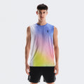 Court Tanktop Heren - blauw, wit