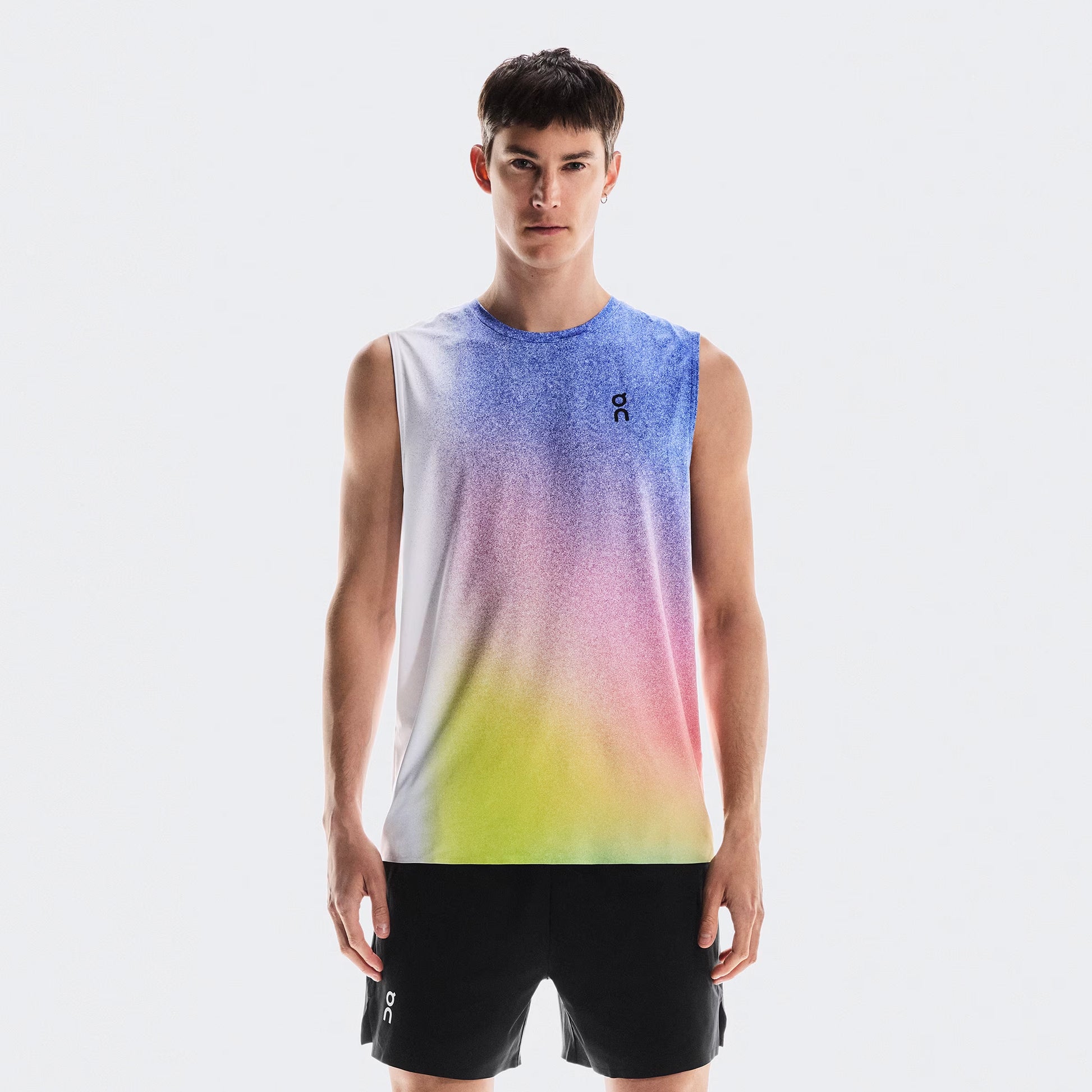 On Court Tanktop Heren - blauw, wit