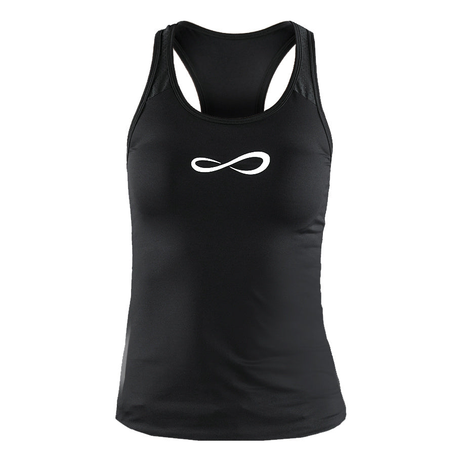 Endless Minimal Tanktop Dames - zwart, wit