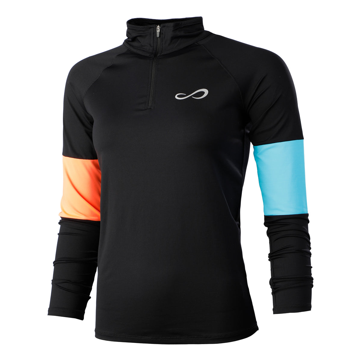Endless Kirsch Zip Longsleeve Dames - zwart,