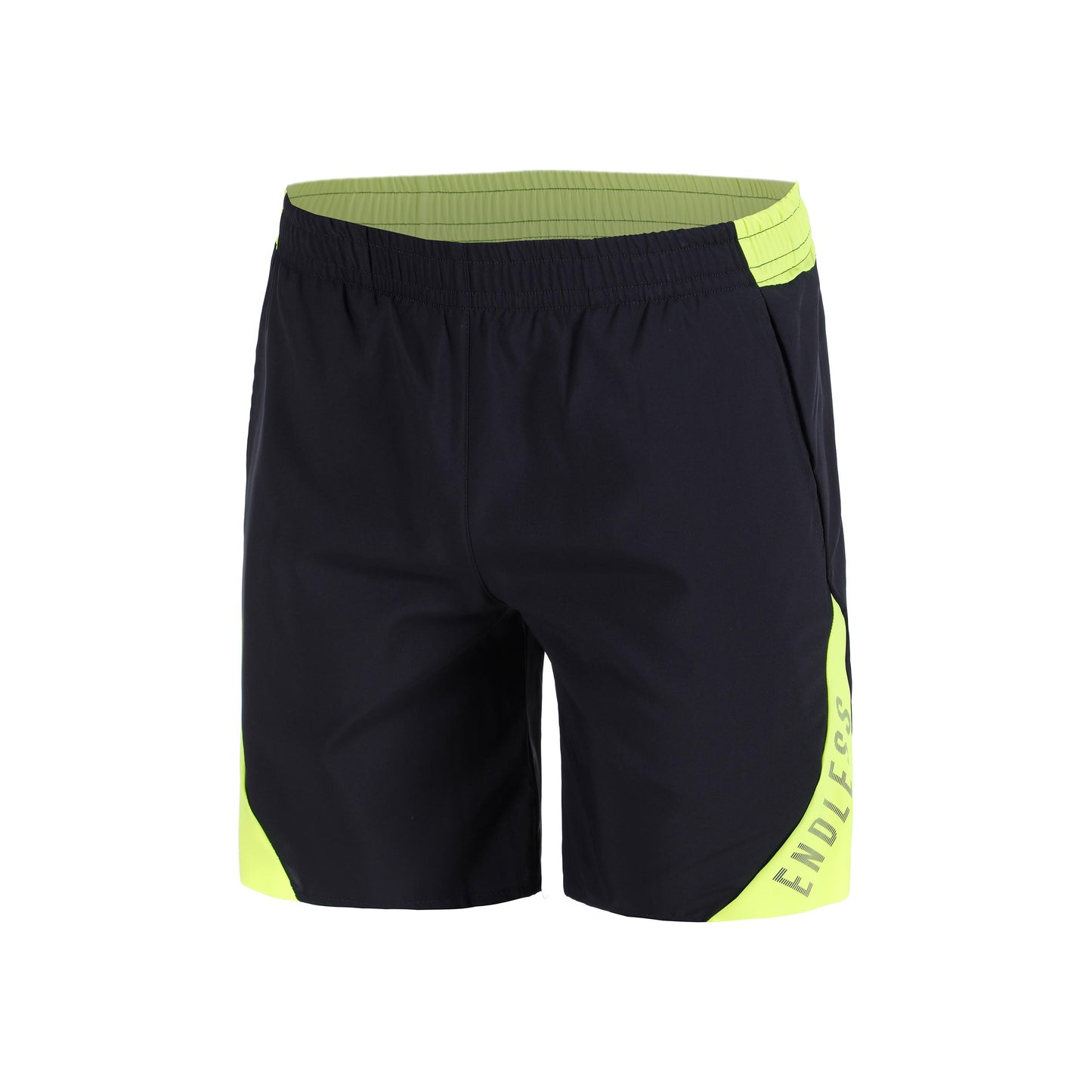 Endless Phoenix Shorts Heren - zwart, neongeel