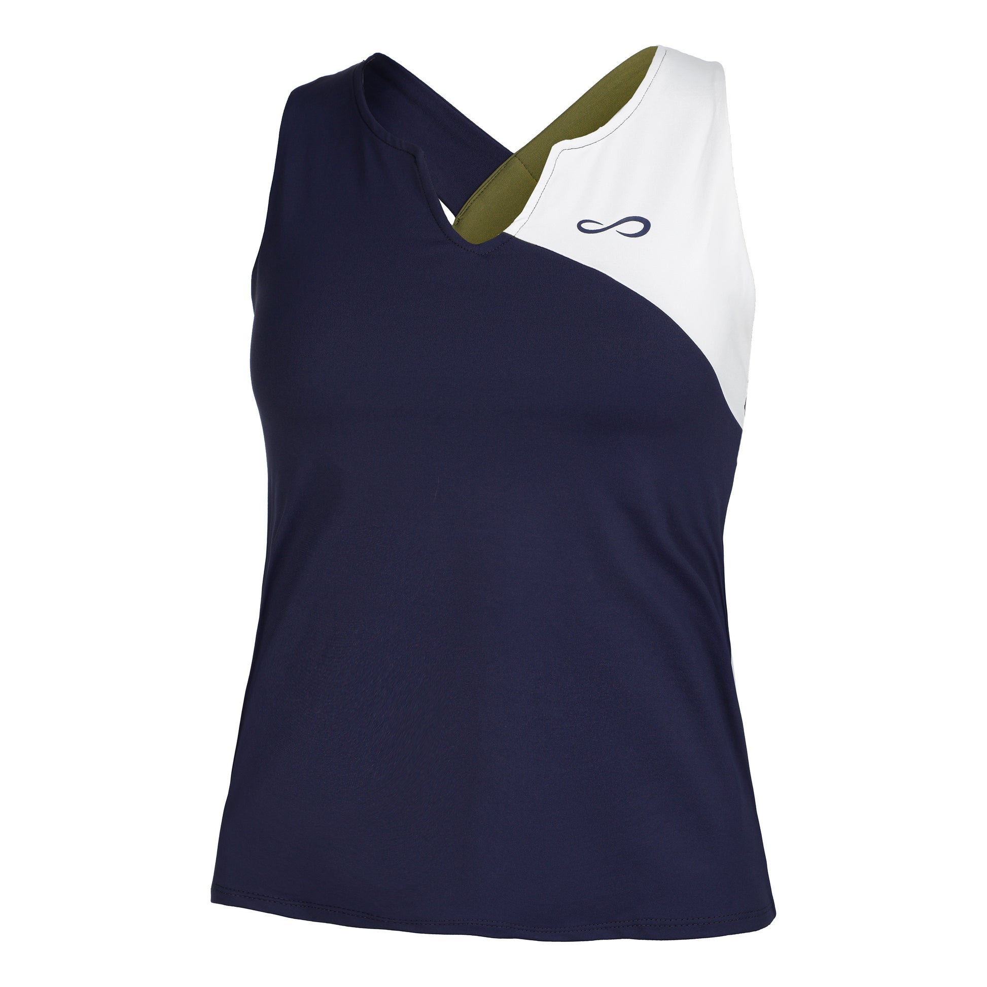 Endless Bliss Tanktop Dames - donkerblauw, wit