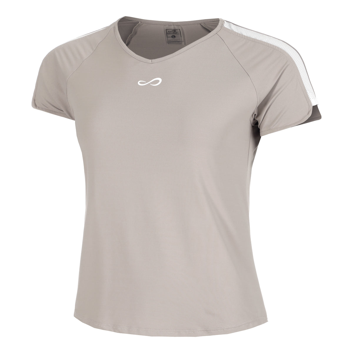 Endless Mesh T-shirt Dames-Crème