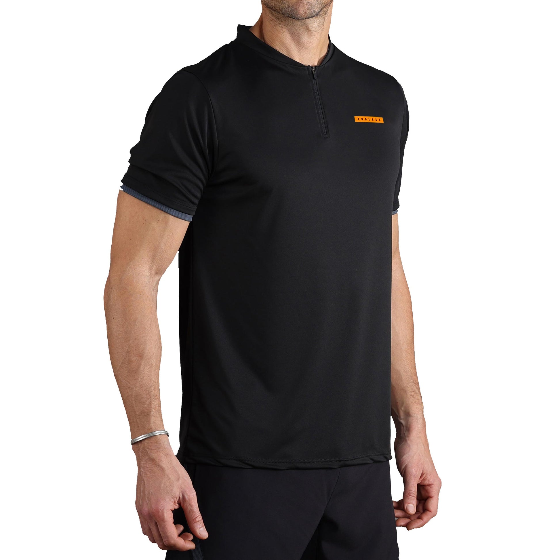 Endless Bravery T-shirt Heren-Zwart,Oranje