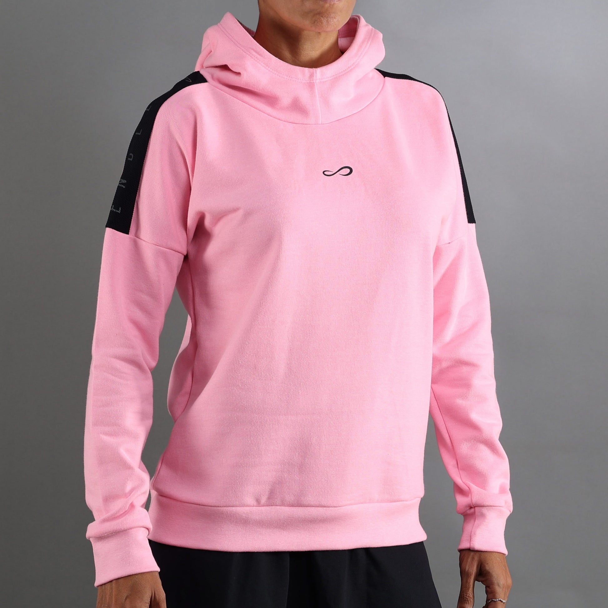 Endless Hollow Ii Sweater Met Capuchon Dames-Pink,Wit