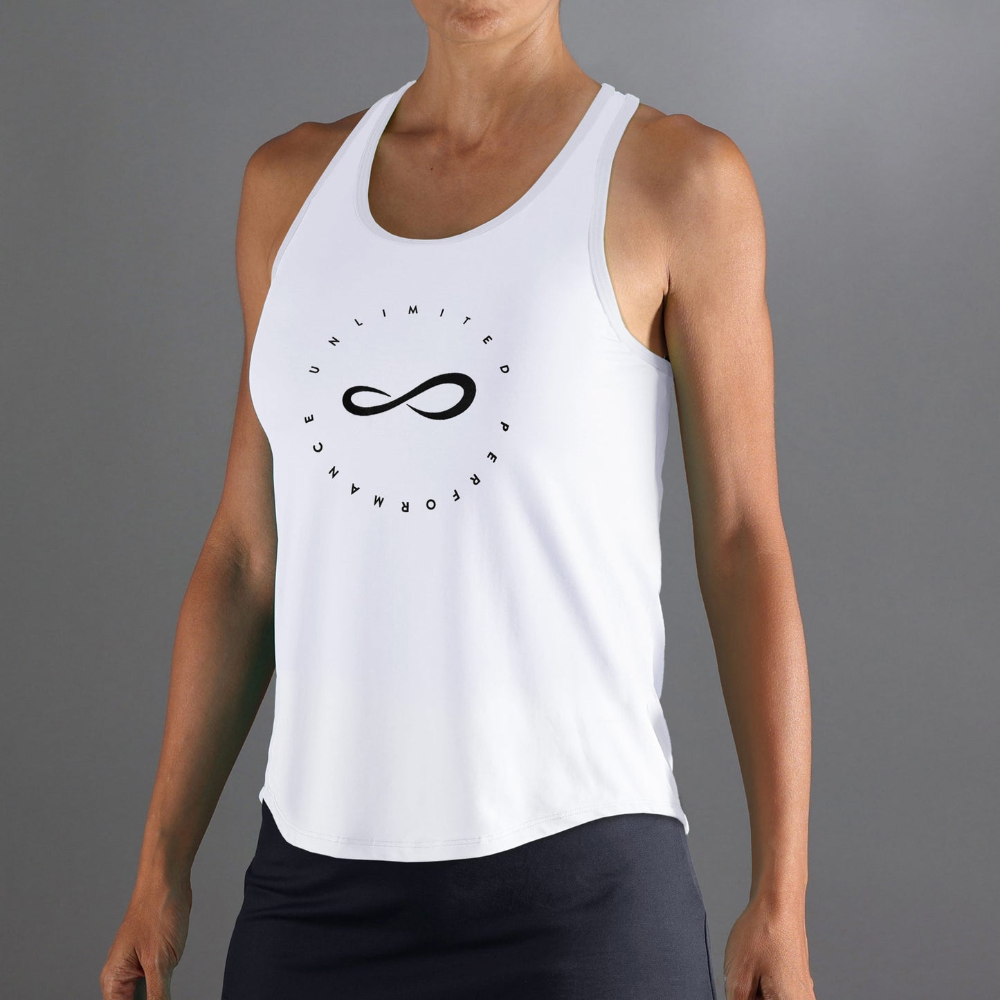 Endless Cercle Tanktop Dames-Wit