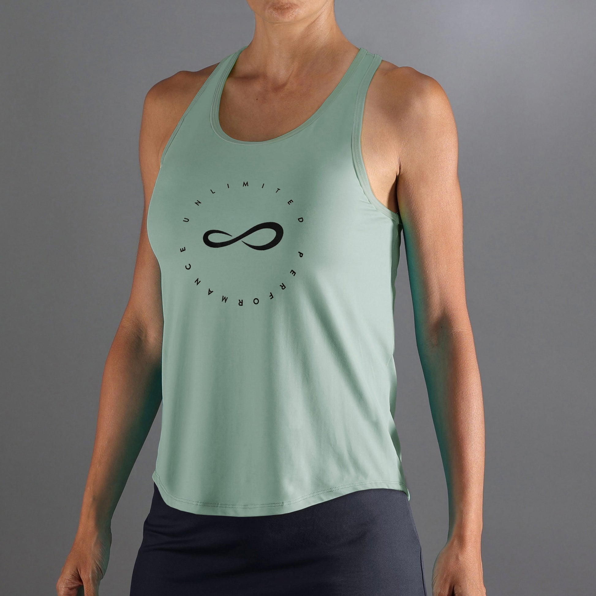 Endless Cercle Tanktop Dames-Groen,Donkerblauw