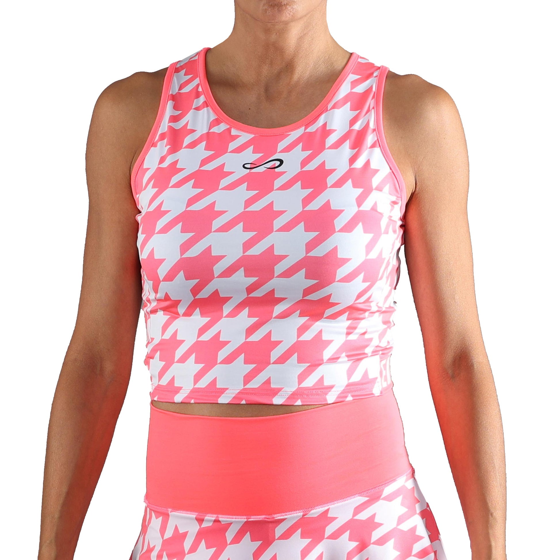 Endless Chill Tanktop Dames-Koraal,Wit