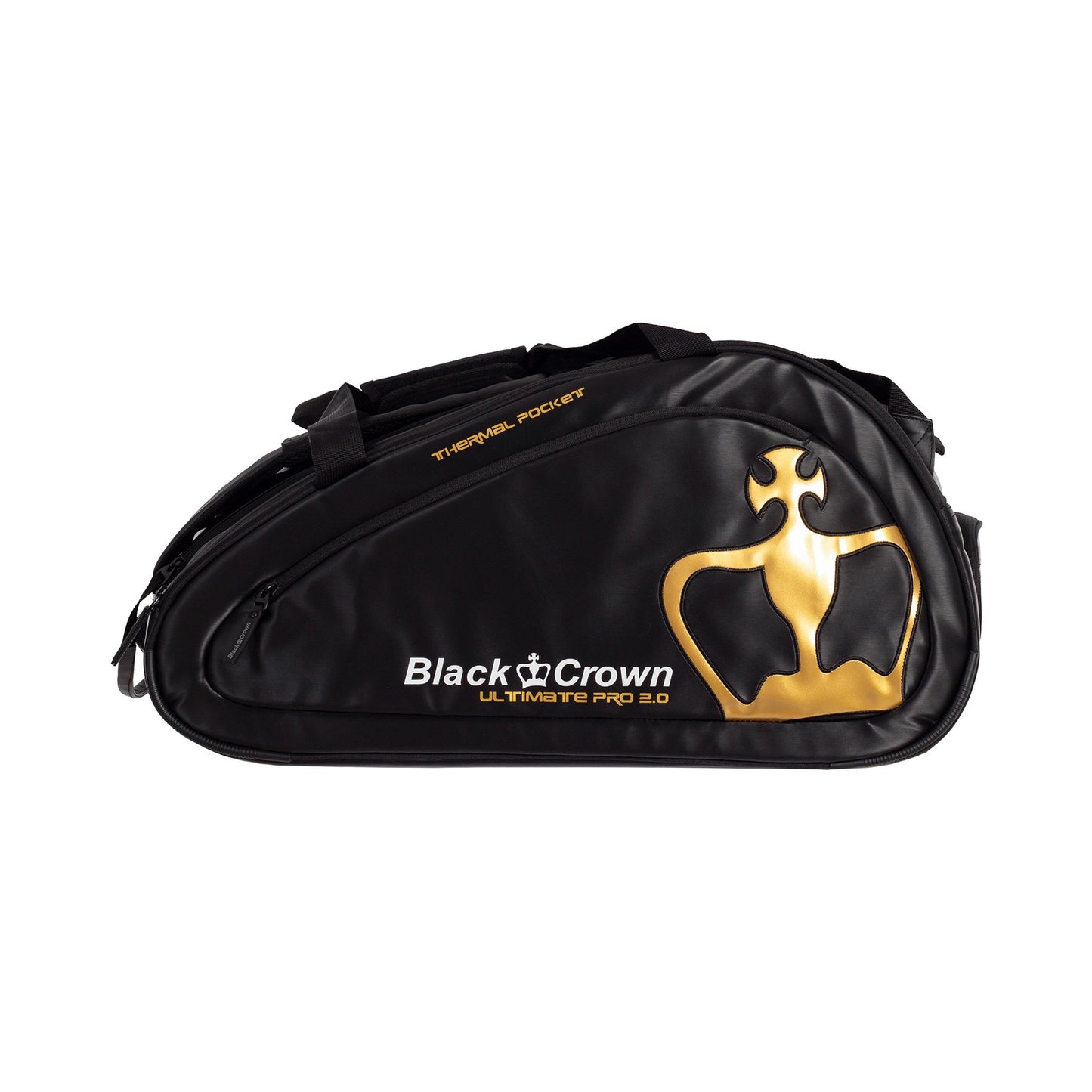 Black Crown Ultimate Pro 2.0 Padel Ballentas-Zwart,Goud