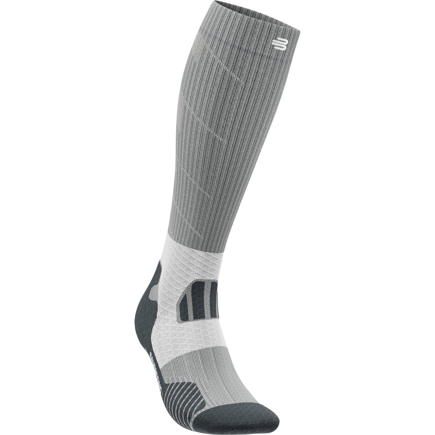 Bauerfeind Trail Run Compression Compressie-sokken Dames-Grijs