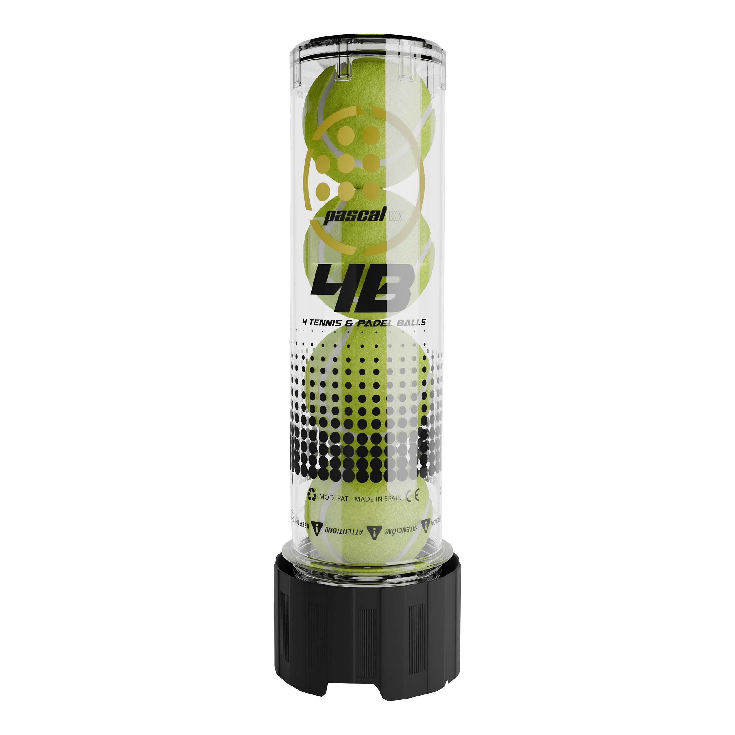 Bullpadel 4B Persluchtgenerator-Zwart,Transparant