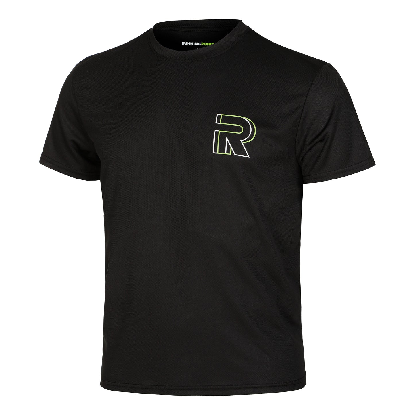 Running Point Basic Hardloopshirt Heren-Zwart
