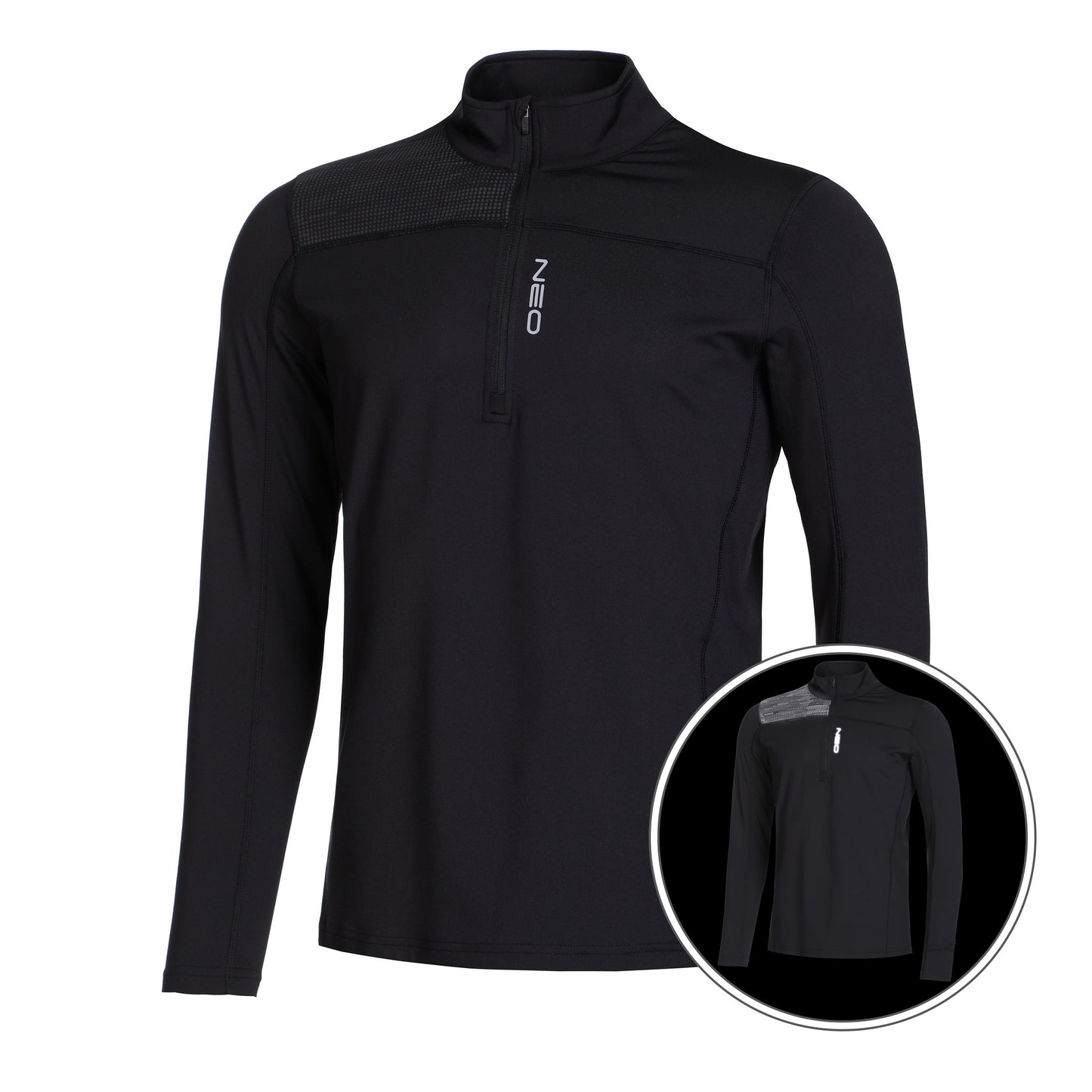NEO Warm Light Longsleeve Heren-Zwart