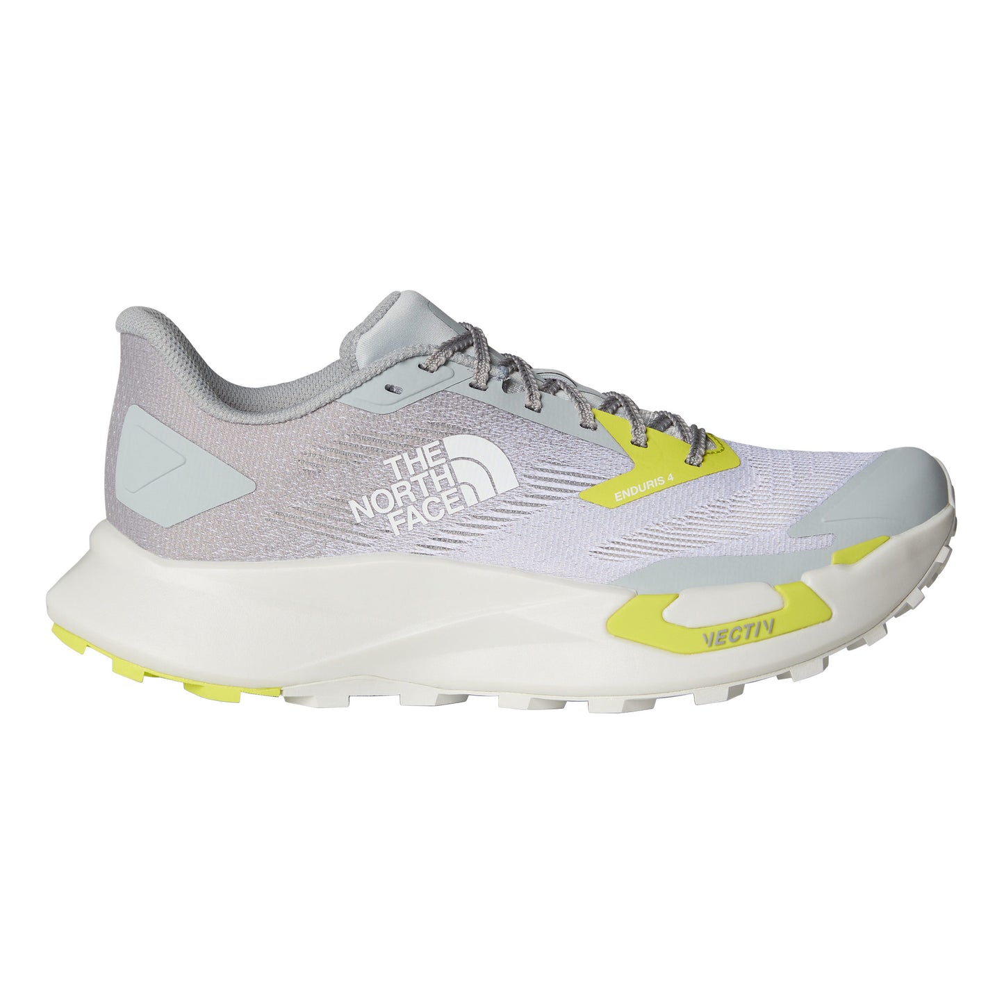 The North Face Vectiv Enduris 4 Trailschoen Heren - lichtgrijs, geel