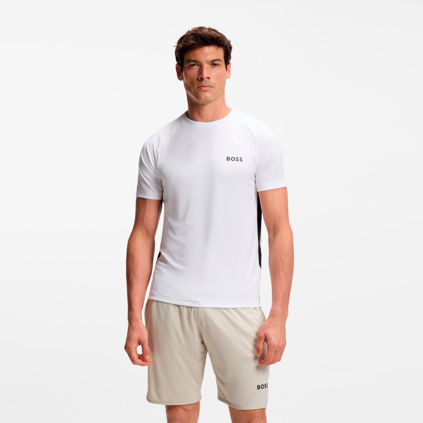 BOSS Spin T-shirt Heren-wit