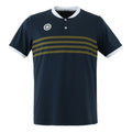 Kadiri Men Striped Button T-shirt Heren - donkerblauw,