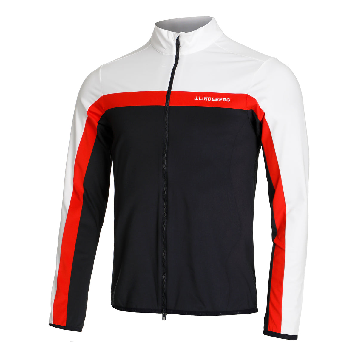JLindeberg Jarvis Mid Layer Longsleeve Heren - blauw, wit