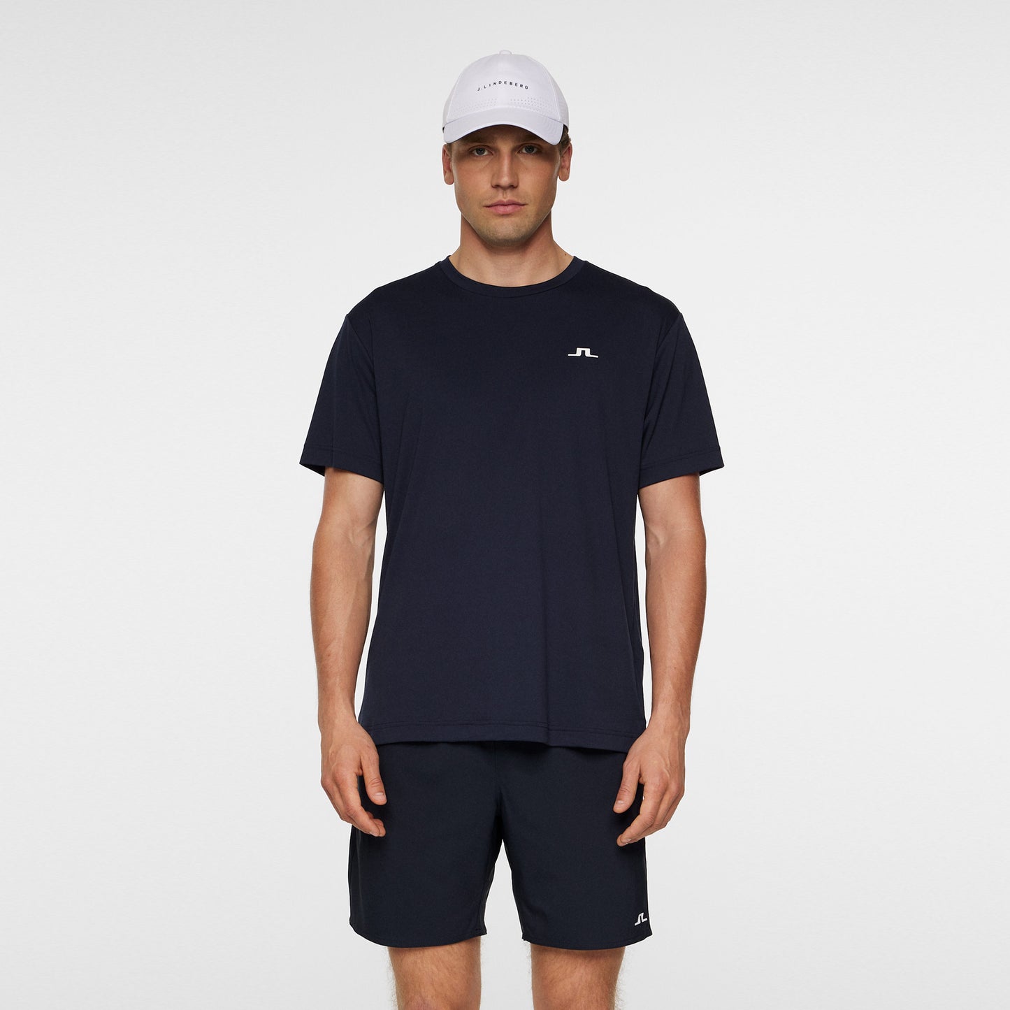 JLindeberg Ade T-shirt Heren-Donkerblauw