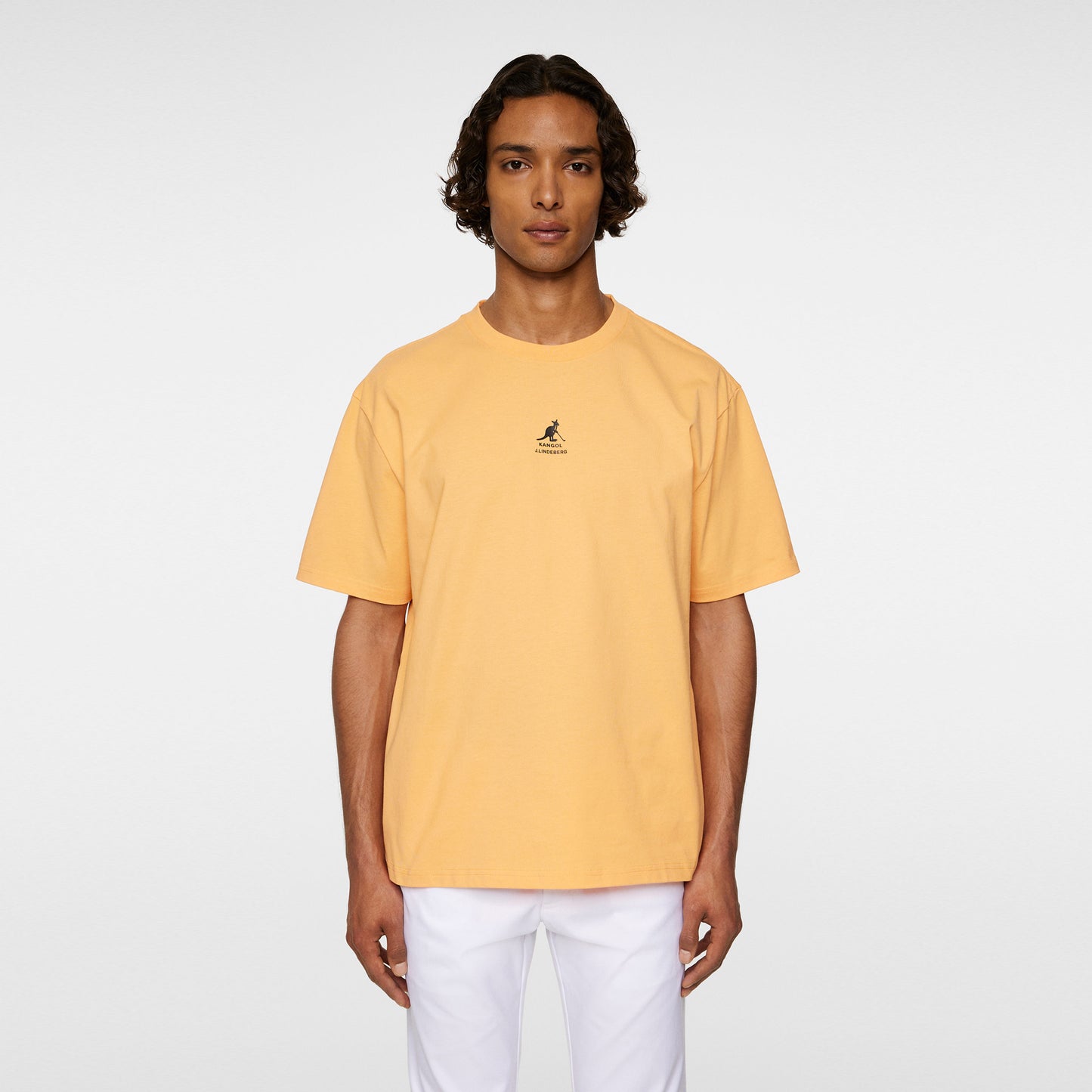 JLindeberg Kangol Davie T-shirt Heren-Oranje