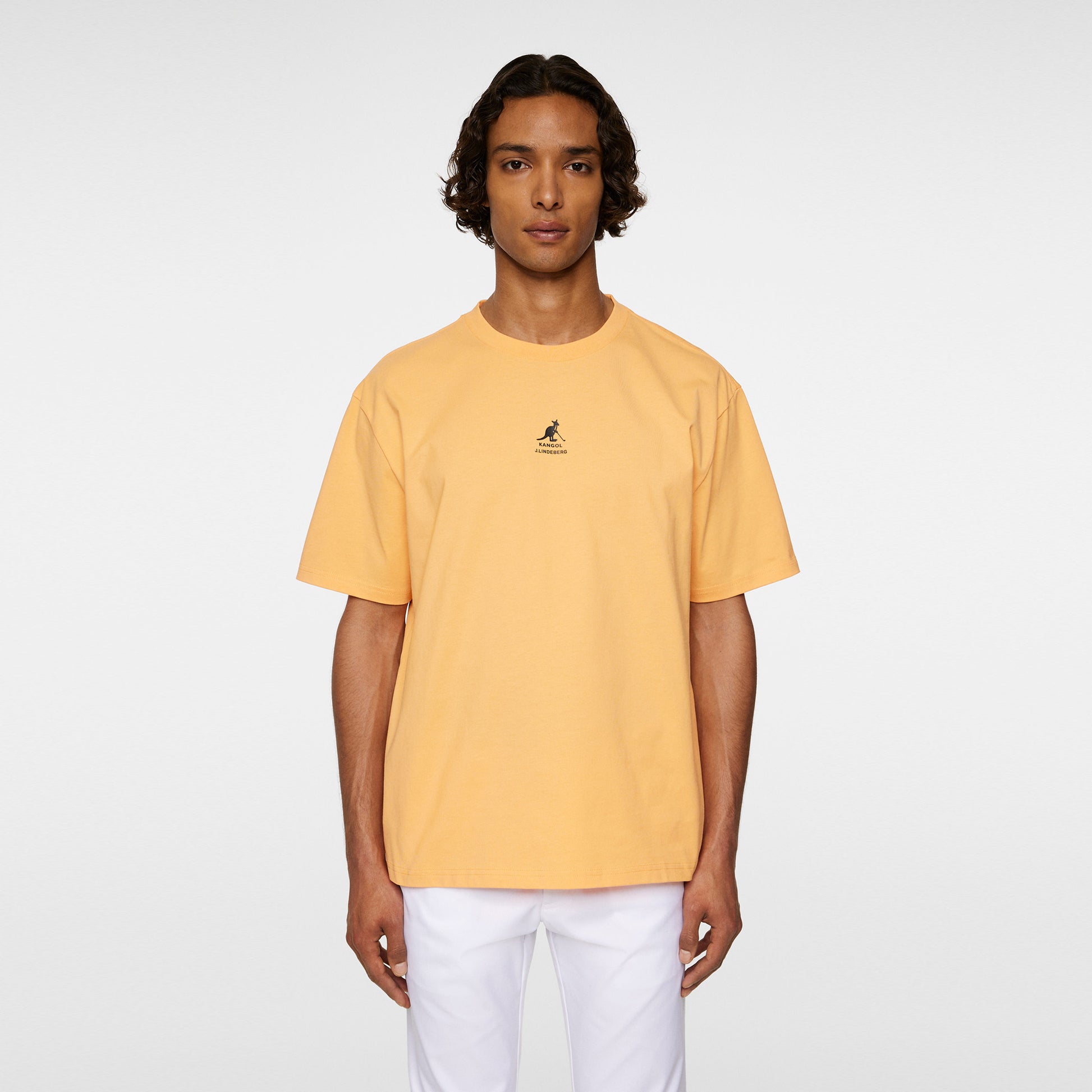 JLindeberg Kangol Davie T-shirt Heren-Oranje