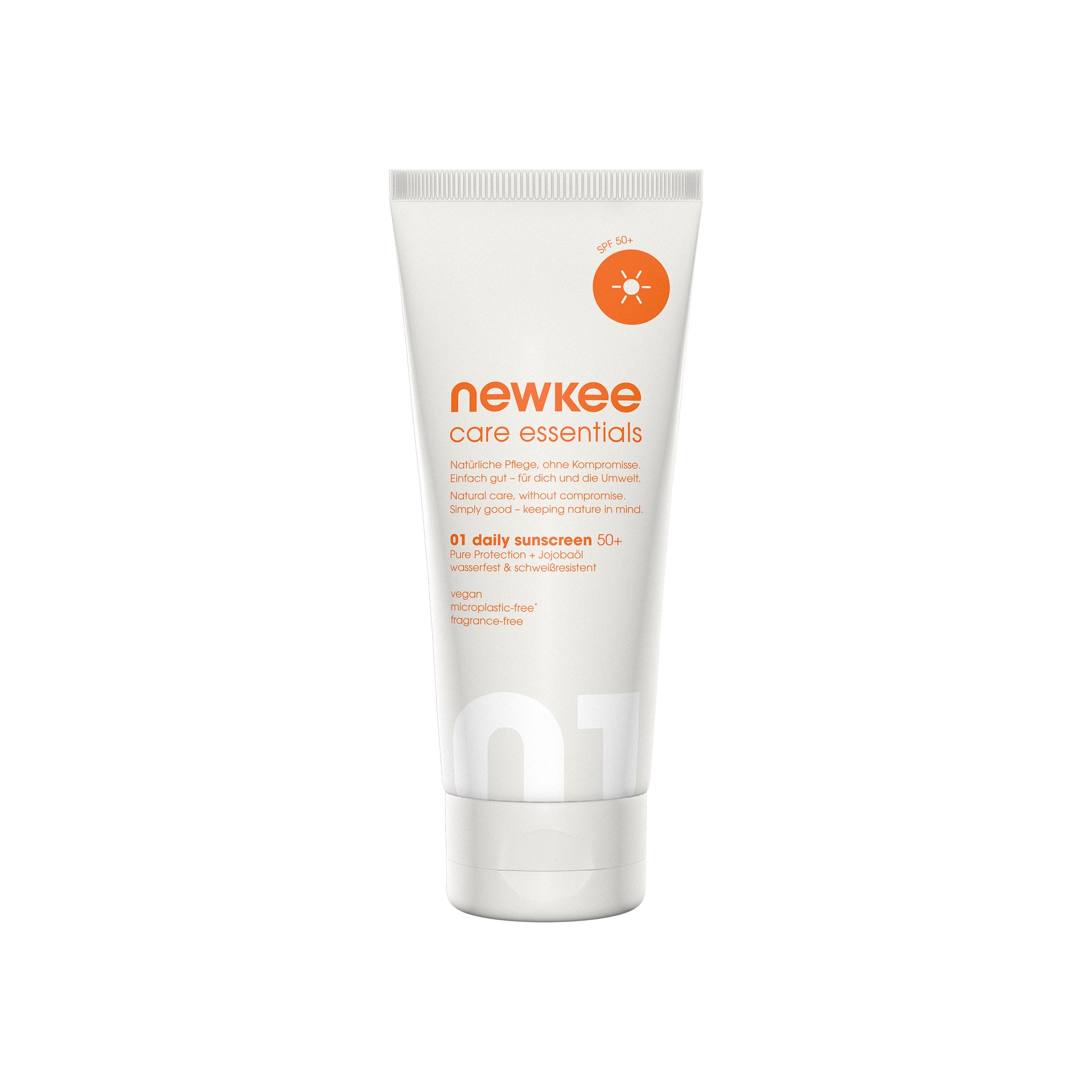 Newkee daily sunscreen 50+ Cosmetica - wit, oranje