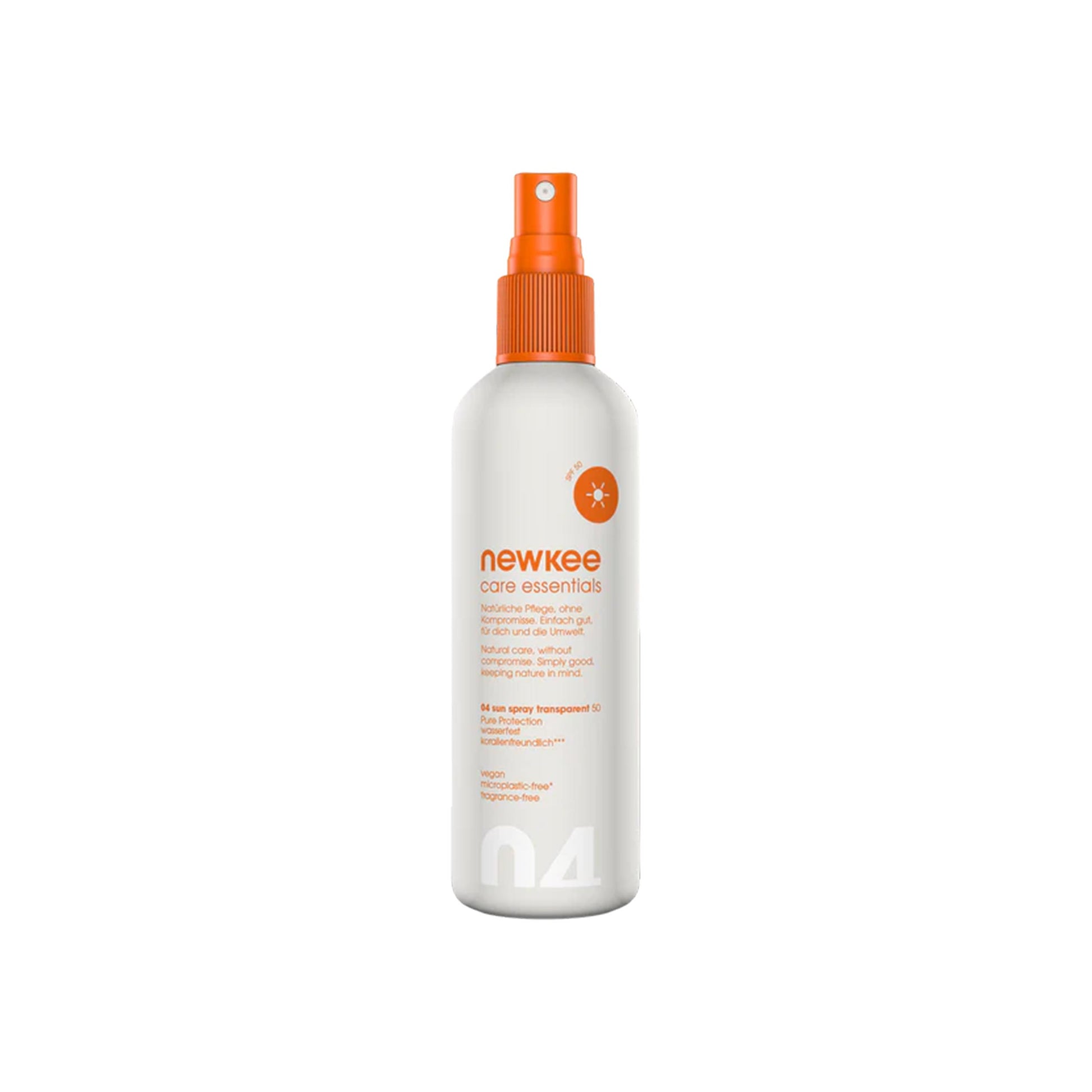 Newkee Sun Spray transparent 50 Cosmetica - wit, oranje